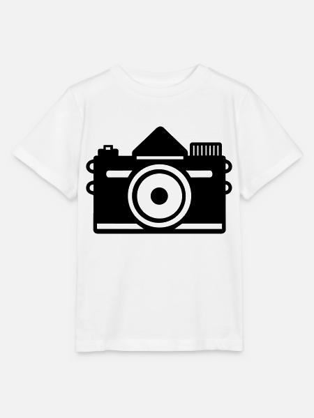 Kamera - Stanley/Stella Kinder T-Shirt MINI CREATOR - Weiß