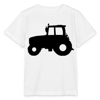 Tracteur Tracteur - T-shirt bio MINI CREATOR Stanley/Stella Enfant - blanc - Devant - Maike (125cm)