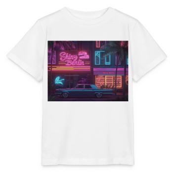 Shiny Ocean drive - Stanley/Stella MINI CREATOR Kids’ T-Shirt - white - Front - Maike (125cm)