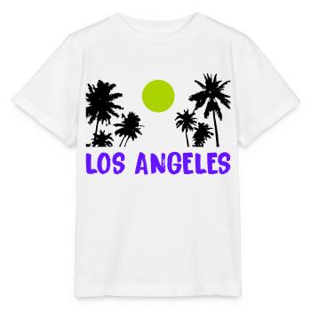 Los Angeles - T-shirt bio MINI CREATOR Stanley/Stella Enfant - blanc - Devant - Maike (125cm)