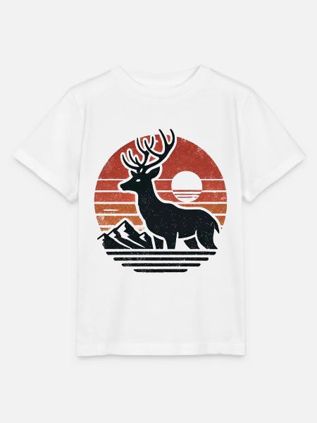 Hirsch - Stanley/Stella Kinder T-Shirt MINI CREATOR - Weiß