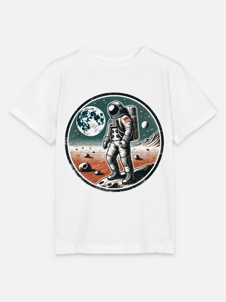 Astronaut - Stanley/Stella Kinder T-Shirt MINI CREATOR - Weiß