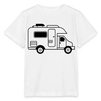 Wohnmobil - Stanley/Stella Kinder T-Shirt MINI CREATOR  - Weiß - Vorne - Maike (125cm)