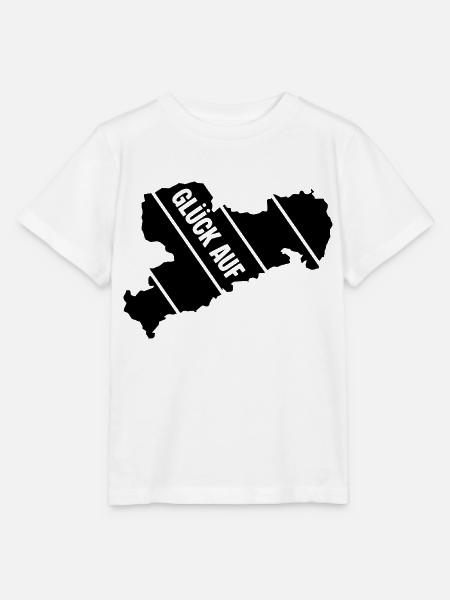 Retro Sachsen Gruss - Stanley/Stella Kinder T-Shirt MINI CREATOR - Weiß