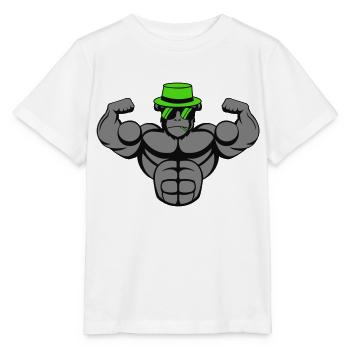 strong gorilla - Stanley/Stella Kinder T-Shirt MINI CREATOR  - Weiß - Vorne - Maike (125cm)