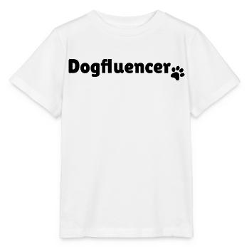 Dogfluencer influencer design gift - Stanley/Stella MINI CREATOR Kids’ T-Shirt - white - Front - Maike (125cm)