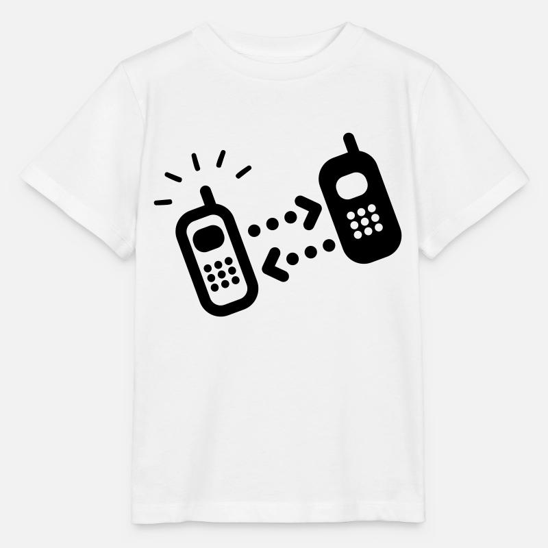 phone - T-shirt bio MINI CREATOR Stanley/Stella Enfant - blanc