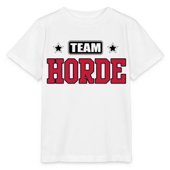 Team Horde - Stanley/Stella Kinder T-Shirt MINI CREATOR  - Weiß - Vorne - Maike (125cm)