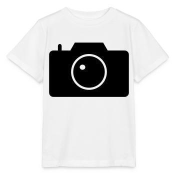 appareil photo - T-shirt bio MINI CREATOR Stanley/Stella Enfant - blanc - Devant - Maike (125cm)