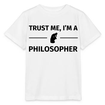 Trust me I'm a Philosopher - Stanley/Stella MINI CREATOR Kids’ T-Shirt - white - Front - Maike (125cm)