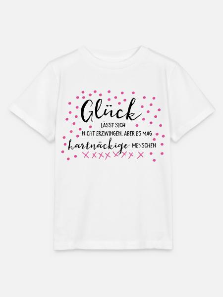 Glück... - Stanley/Stella Kinder T-Shirt MINI CREATOR - Weiß
