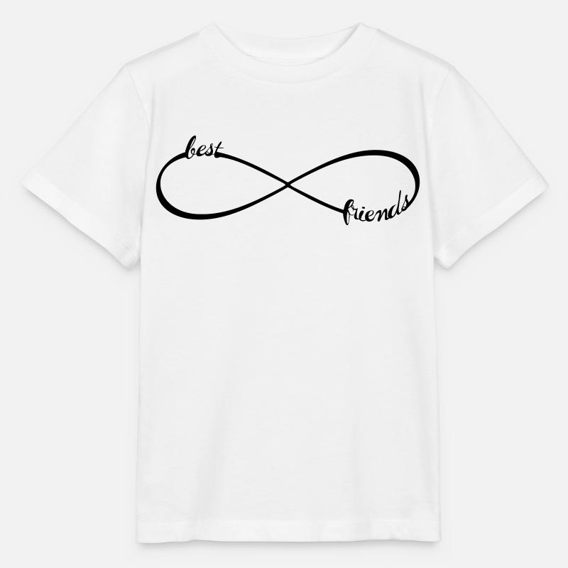 Infinity best friends forever Unendlichkeit Loop 8 - Stanley/Stella Kinder T-Shirt MINI CREATOR  - Weiß