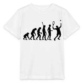 evolution_tennis_b_1c - Stanley/Stella Kinder T-Shirt MINI CREATOR  - Weiß - Vorne - Maike (125cm)