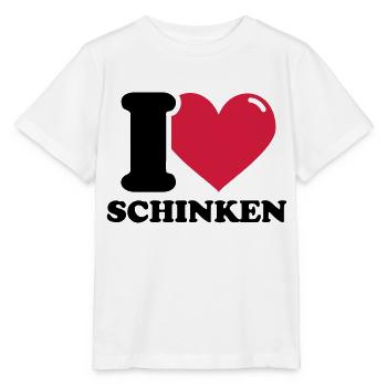 I love Schinken - Stanley/Stella Kinder T-Shirt MINI CREATOR  - Weiß - Vorne - Maike (125cm)
