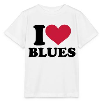 Blues - Stanley/Stella Kinder T-Shirt MINI CREATOR  - Weiß - Vorne - Maike (125cm)