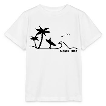 Costa Rica. - Stanley/Stella Kinder T-Shirt MINI CREATOR  - Weiß - Vorne - Maike (125cm)