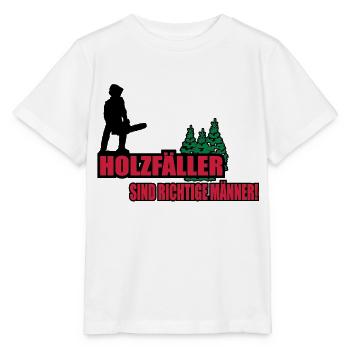 holzfäller - Stanley/Stella Kinder T-Shirt MINI CREATOR  - Weiß - Vorne - Maike (125cm)