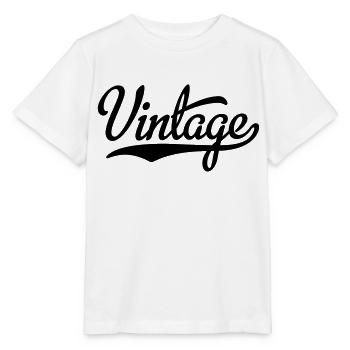 vintage - Stanley/Stella MINI CREATOR Kids’ T-Shirt - white - Front - Maike (125cm)