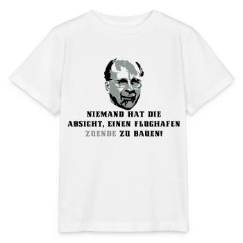 Flughafen Berlin - Stanley/Stella Kinder T-Shirt MINI CREATOR  - Weiß - Vorne - Maike (125cm)