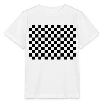 Damier - T-shirt bio MINI CREATOR Stanley/Stella Enfant - blanc - Devant - Maike (125cm)
