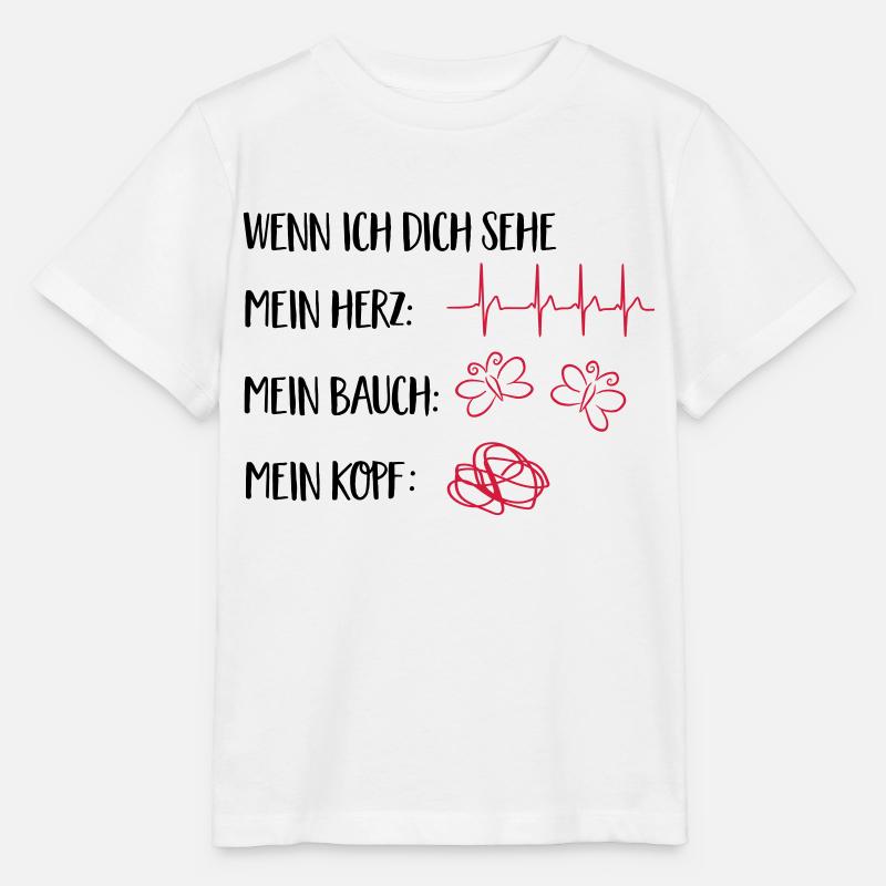 verliebt - Stanley/Stella Kinder T-Shirt MINI CREATOR - Weiß