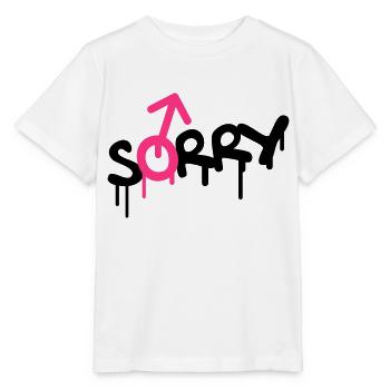 Sorry Gay - Stanley/Stella Kinder T-Shirt MINI CREATOR  - Weiß - Vorne - Maike (125cm)