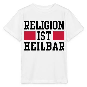 Religion ist heilbar - Stanley/Stella Kinder T-Shirt MINI CREATOR  - Weiß - Vorne - Maike (125cm)