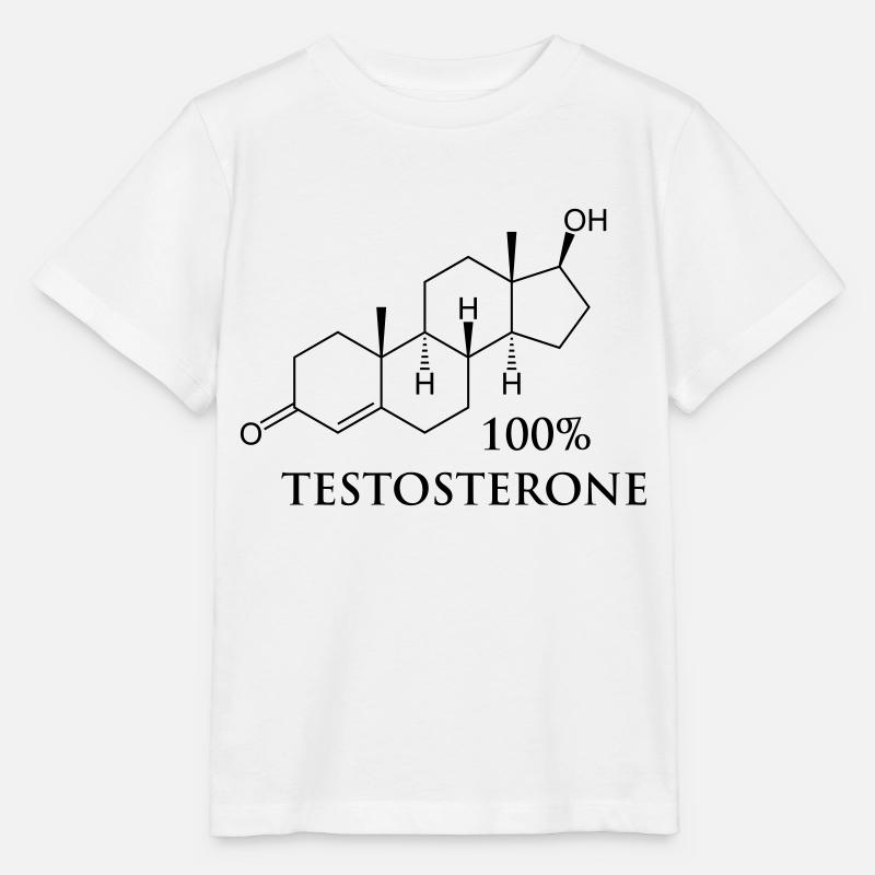 testosterone_100 - Stanley/Stella MINI CREATOR Kids’ T-Shirt - white