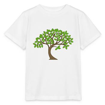 arbre - T-shirt bio MINI CREATOR Stanley/Stella Enfant - blanc - Devant - Maike (125cm)