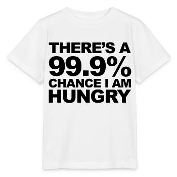 Hungry - Stanley/Stella MINI CREATOR Kids’ T-Shirt - white - Front - Maike (125cm)