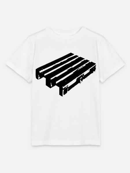 Palette T-Shirt, Zimmermann, Bau, Architekt, - Stanley/Stella Kinder T-Shirt MINI CREATOR  - Weiß