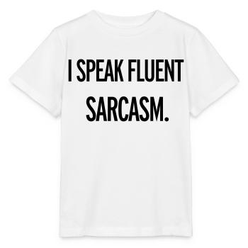 Sarcasm - Stanley/Stella MINI CREATOR Kids’ T-Shirt - white - Front - Maike (125cm)