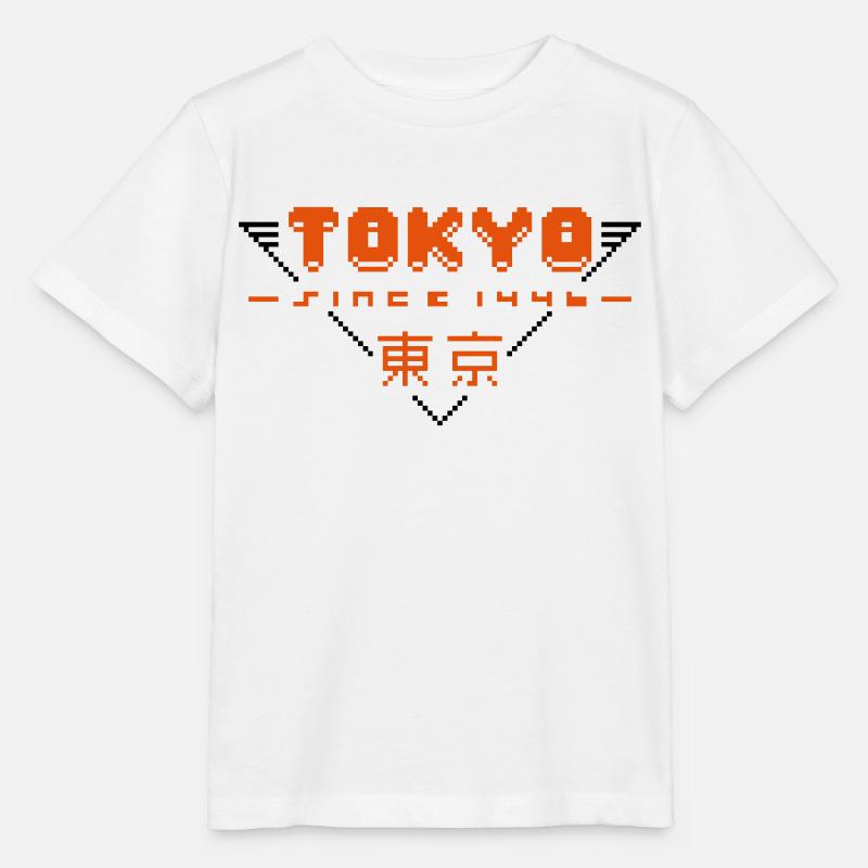 pixel tokyo - T-shirt bio MINI CREATOR Stanley/Stella Enfant - blanc