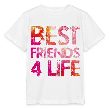 meilleurs amis 4 vie coloré - T-shirt bio MINI CREATOR Stanley/Stella Enfant - blanc - Devant - Maike (125cm)