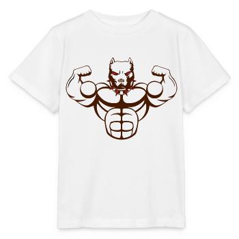 strong dog_02 - Stanley/Stella Kinder T-Shirt MINI CREATOR  - Weiß - Vorne - Maike (125cm)