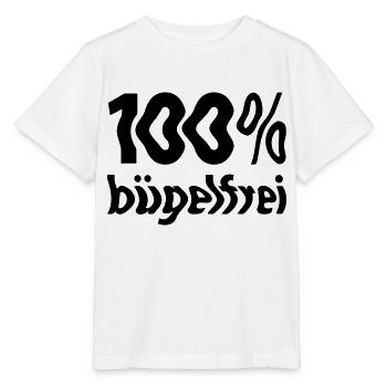 100 Prozent bügelfrei Wäsche Falte Anzug Kostüm - Stanley/Stella Kinder T-Shirt MINI CREATOR  - Weiß - Vorne - Maike (125cm)