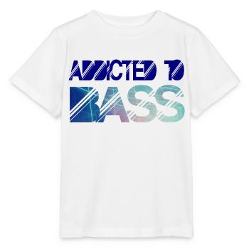 Addicted to bass - Stanley/Stella MINI CREATOR Kids’ T-Shirt - white - Front - Maike (125cm)