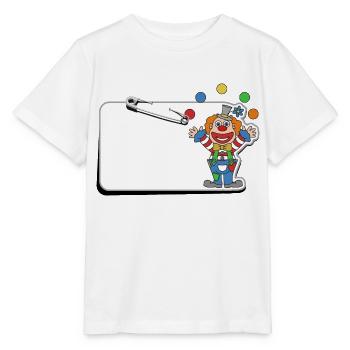 Badge pour enfants avec aiguille de sécurité - T-shirt bio MINI CREATOR Stanley/Stella Enfant - blanc - Devant - Maike (125cm)