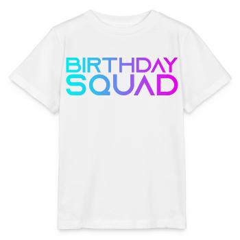 Birthday Squad - Stanley/Stella MINI CREATOR Kids’ T-Shirt - white - Front - Maike (125cm)