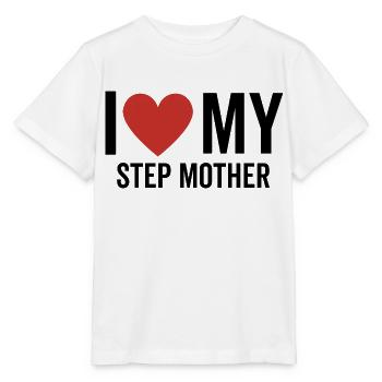 Ich liebe meine Stiefmutter - Stanley/Stella Kinder T-Shirt MINI CREATOR  - Weiß - Vorne - Maike (125cm)