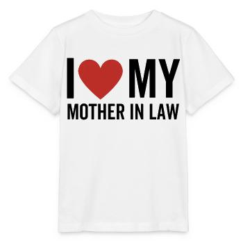 Ich liebe meine Schwiegermutter - Stanley/Stella Kinder T-Shirt MINI CREATOR  - Weiß - Vorne - Maike (125cm)