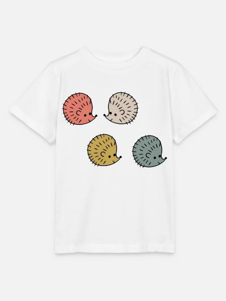 Igel Spaziergang - Stanley/Stella Kinder T-Shirt MINI CREATOR - Weiß