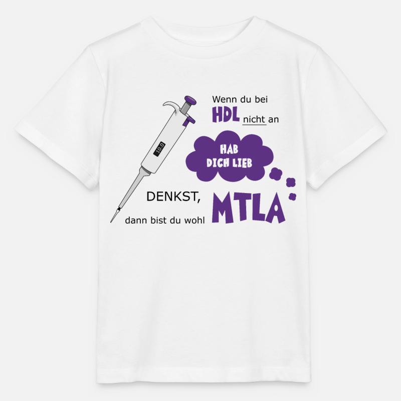Pipette mit Spruch für MTLA - Stanley/Stella Kinder T-Shirt MINI CREATOR  - Weiß