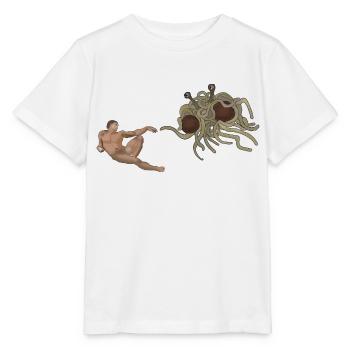 La création d’Adam - T-shirt bio MINI CREATOR Stanley/Stella Enfant - blanc - Devant - Maike (125cm)