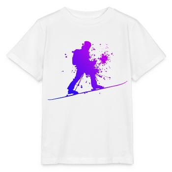 Ski Tour Ski Touring Skiing Tour Men's Ski Mounta - Stanley/Stella MINI CREATOR Kids’ T-Shirt - white - Front - Maike (125cm)