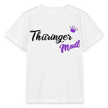 Thüringer Madel - Stanley/Stella Kinder T-Shirt MINI CREATOR  - Weiß - Vorne - Maike (125cm)