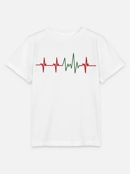 Herzschlag Marokko - Stanley/Stella Kinder T-Shirt MINI CREATOR  - Weiß