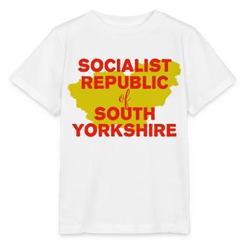 Socialist Republic of South Yorkshire Sheffield le - Stanley/Stella MINI CREATOR Kids’ T-Shirt - white - Front - Maike (125cm)