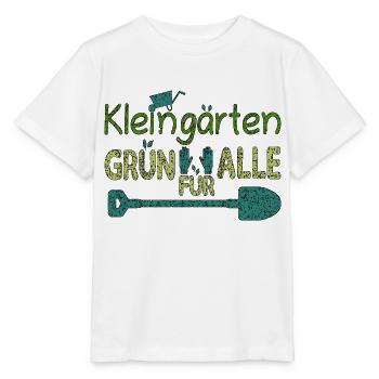 Kleingärten Grün für alle grunge 1 - Stanley/Stella Kinder T-Shirt MINI CREATOR  - Weiß - Vorne - Maike (125cm)