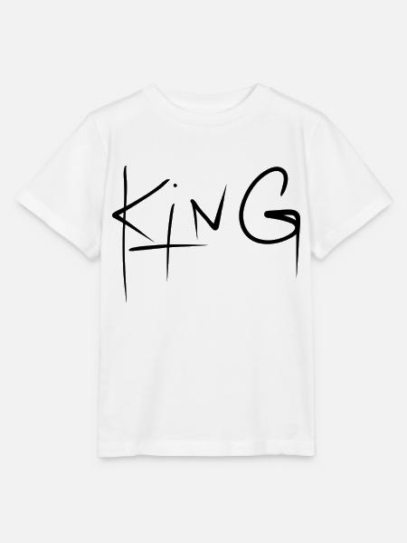 King - Stanley/Stella Kinder T-Shirt MINI CREATOR  - Weiß